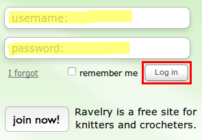 Ravelry Login